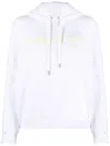 Lanvin Logo Hooded Sweatshirt In White