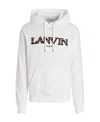 Lanvin White Hooded Sweatshirt Man Sweatshirt White Size L Cotton In White