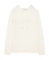 Lanvin Woman Sweatshirt Ivory Size M Cotton In White