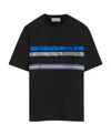 Lanvin T-shirt With Logo And Graphic Print In Black