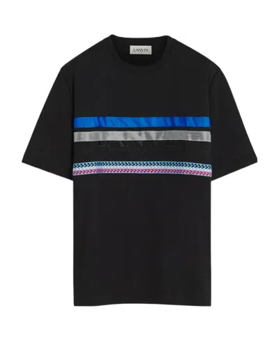 LANVIN LANVIN STRIPED CREWNECK T-SHIRT