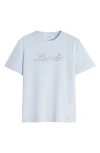 Lanvin Embroidered Sequin T-shirt In Blue