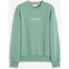 Lanvin Logo-embroidered Sweatshirt In Vert De Gris