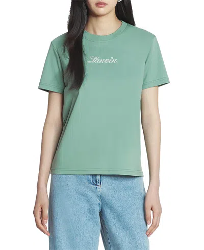 LANVIN EMBROIDERED T-SHIRT