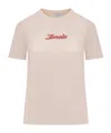 Lanvin Salmon Cotton T-shirt In Nude