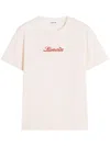 Lanvin Embroidered T-shirt In Pink
