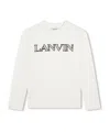 Lanvin Embroidery Long-sleeved T-shirt In White
