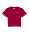 LANVIN ENFANT COTTON LOGO T-SHIRT (4-14 YEARS)