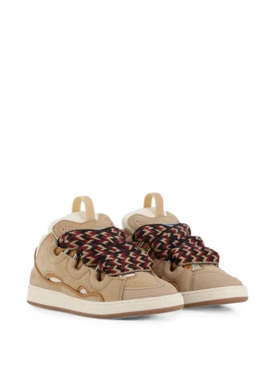 Lanvin Enfant Kids' Curb Sneakers In Black