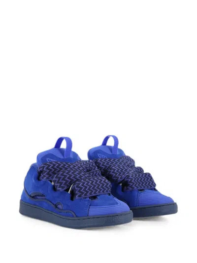 Lanvin Enfant Kids' Curb Sneakers In Blue