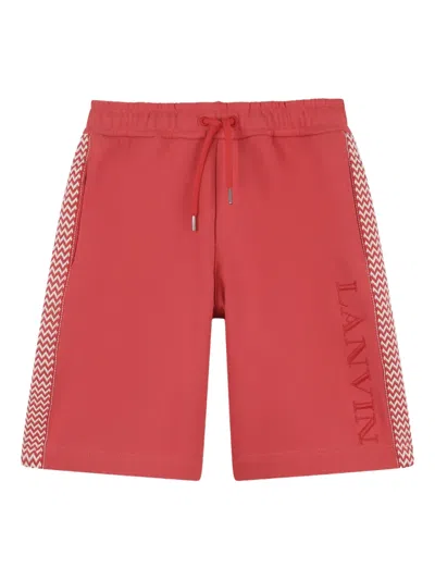 Lanvin Enfant Kids' Drawstring Shorts In Red