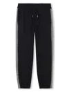 Lanvin Enfant Elasticated Drawstring Track Pants In Black