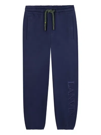 Lanvin Enfant Kids' Elasticated Track Pants In Blue