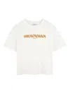 Lanvin Enfant Flocked-logo T-shirt In White
