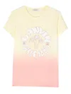 Lanvin Enfant Ombré-effect Cotton T-shirt In Yellow