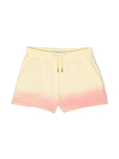 Lanvin Enfant Kids' Lanvin Waves Print Shorts In Yellow