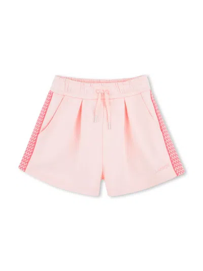 Lanvin Enfant Kids' Organic Cotton Shorts In Pink