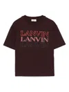 LANVIN ENFANT RAISED-LOGO T-SHIRT