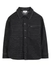 Lanvin Enfant Zigzag-patterned Shirt In Black