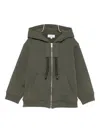 Lanvin Enfant Zip-up Hoodie In Green