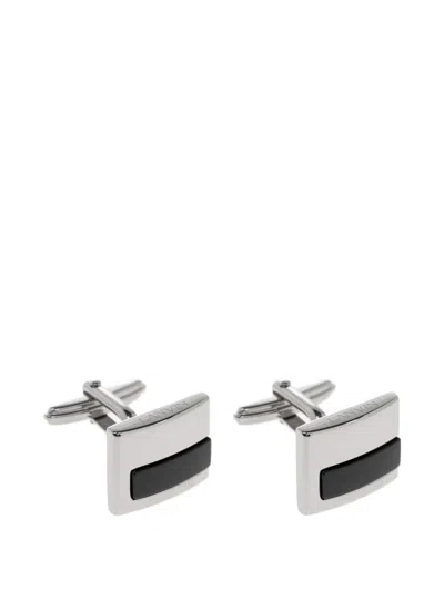 Lanvin Engraved Cufflinks In Metallic