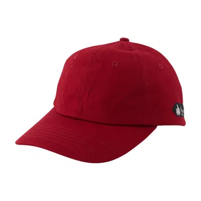 Lanvin Etiquette Cap -  - Cotton - Red In Brown