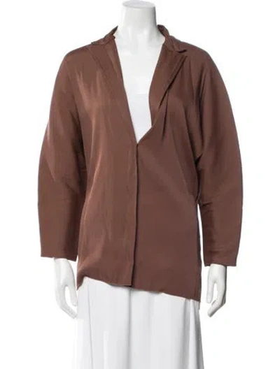 Pre-owned Lanvin Evening Jacket In Brown