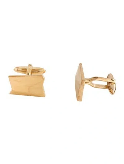 Pre-owned Lanvin Faceted Cufflinks In Multicolor