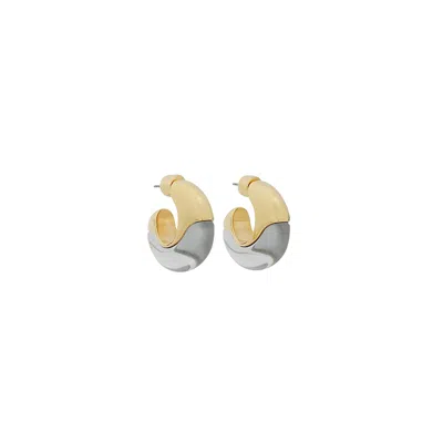Lanvin Fargo Large Hoop Earrings In Multi