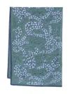Lanvin Rectangular Cotton-silk Blend Scarf With Fern Print In Neutral
