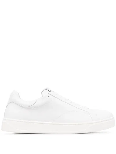 Pre-owned Lanvin Ffb0 Sneakers In White