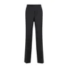 Lanvin Fitted Tailored Trousers In Black