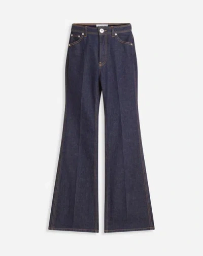 LANVIN LANVIN FLARED DENIM PANTS