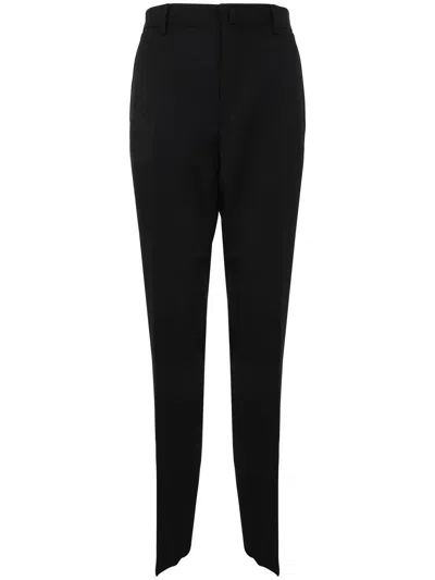 Lanvin Flared Tailored Trouser Clothing In Black