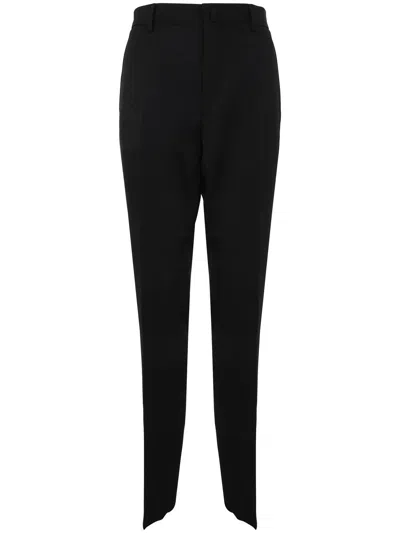 Lanvin Flared Tailored Pant Clothing In Black