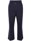 Lanvin Flared Trousers In Blau