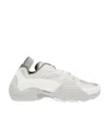 Lanvin Flash-x Mesh Upper Sneakers With Textured Panels In White