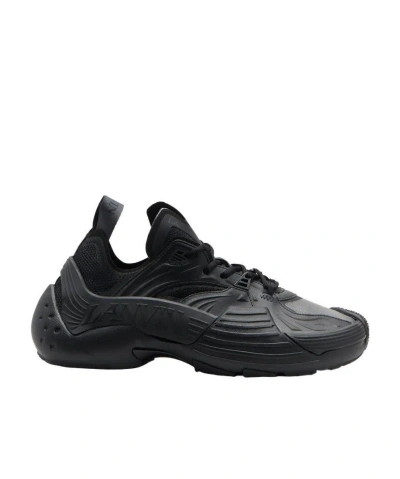 Lanvin Flash-x Low-top Sneakers In Black