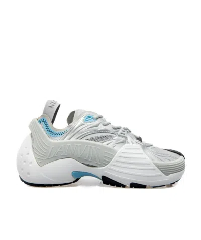LANVIN LANVIN MESH FLASH-X LACE-UP SNEAKERS