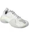 Lanvin Flash-x Mesh Upper Sneakers With Textured Panels