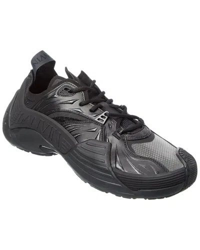 Lanvin Black Polyethylene Athletic Sneakers