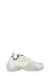 Lanvin Flash-x Mesh Upper Sneakers With Textured Panels