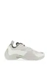 Lanvin Flash-x Mesh Upper Sneakers With Textured Panels In Multi