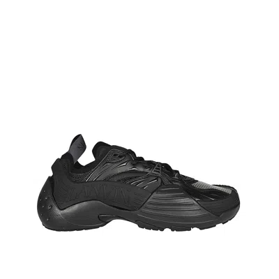 Lanvin Black Polyethylene Athletic Sneakers