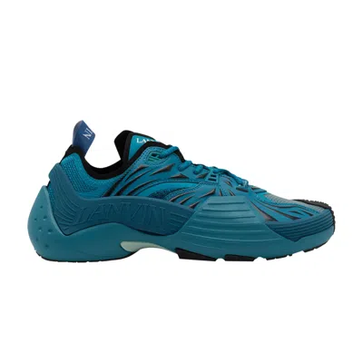 Pre-owned Lanvin Flash-x Sneakers 'turquoise' In Teal