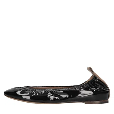 Lanvin Flat Shoes In Black