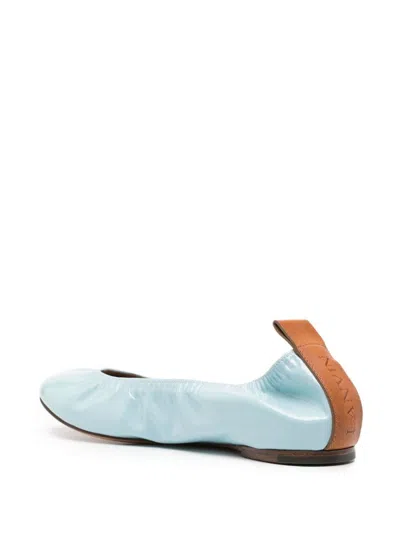 Lanvin Flat Shoes In Blue