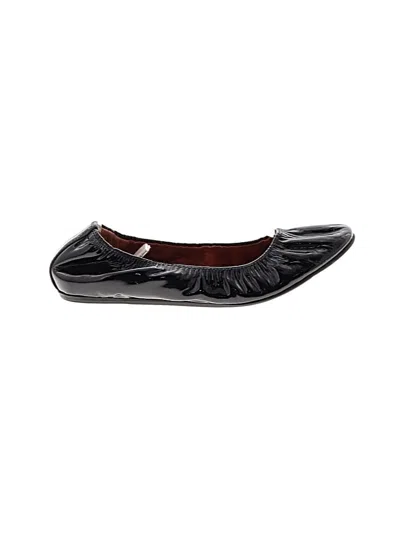 Pre-owned Lanvin Flats In Black