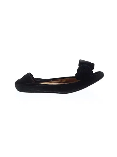 Pre-owned Lanvin Flats In Black