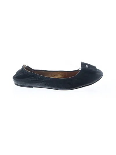 Pre-owned Lanvin Flats In Black